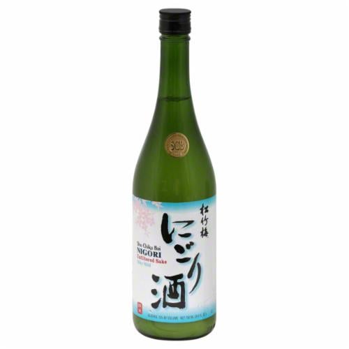 Sho Chiku Bai Nigori Silky Mild Sake Perspective: front