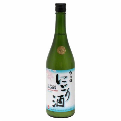 Sho Chiku Bai Nigori Silky Mild Sake Perspective: front