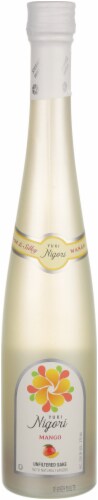 Yuki Nigori Unfiltered Mango Sake Perspective: front
