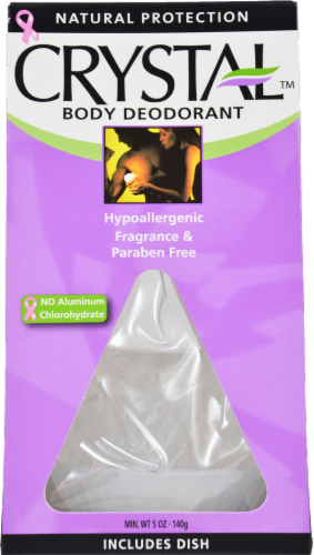 Crystal Deodorant 58520 Crystal Body Rock Deodorant Perspective: front