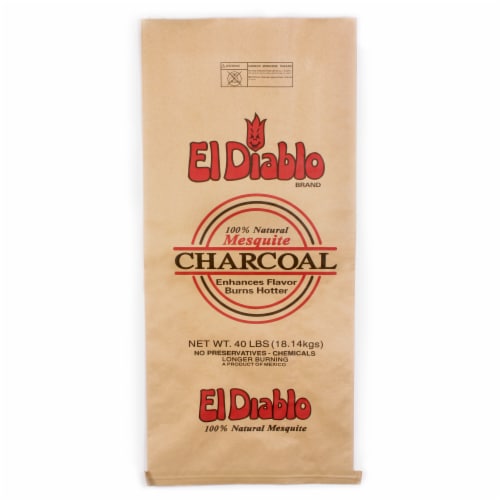 El Diablo Mesquite Charcoal Perspective: front
