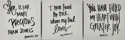 JLA Home Spiritual Inspirations Printed Canvas Set Perspective: front