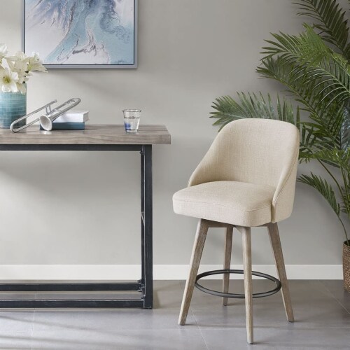 Madison Park Pearce Counter Stool with Swivel Seat MP104-0988 Perspective: front
