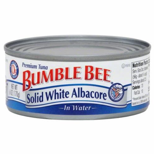 Bumble Bee Solid White Tuna in Water Perspective: front