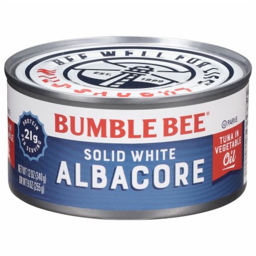 Bumble Bee® Solid White Albacore Tuna in Vegetable Oil Perspective: front