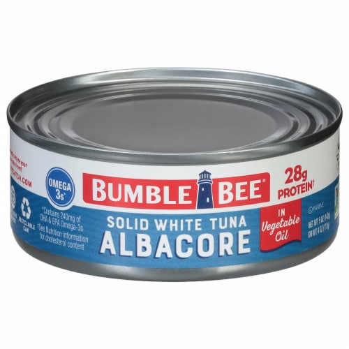 Bumble Bee® Solid White Albacore Tuna in Vegetable Oil Perspective: front