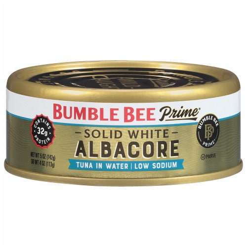 Bumble Bee Prime™ Fillet Low Sodium Solid White Albacore in Water Perspective: front