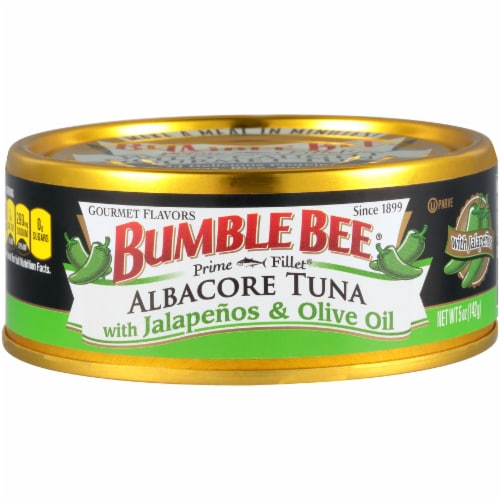 Bumble Bee® Prime Fillet Albacore Tuna with Jalapeno & Olive Oil Perspective: front