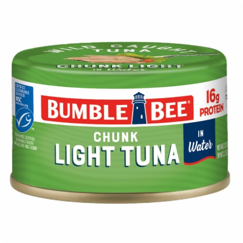 Bumble Bee® Canned Chunk Light Tuna in Water Perspective: front
