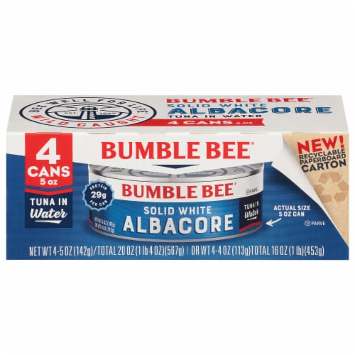 Bumble Bee® Solid White Albacore Tuna in Water Perspective: front