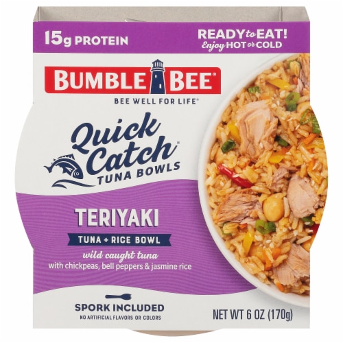 Bumble Bee® Quick Catch® Teriyaki Tuna Rice Bowl Perspective: front