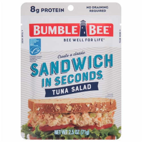 Bumble Bee® Sandwich in Seconds Tuna Salad Pouch Perspective: front