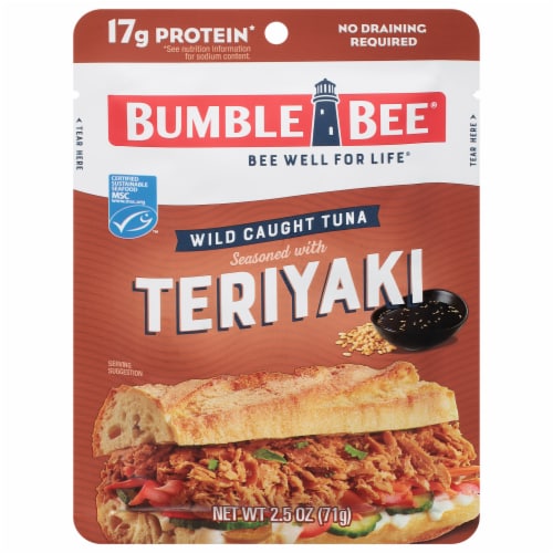 Bumble Bee Wild Caught Teriyaki Tuna Perspective: front