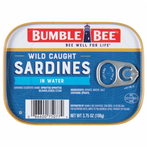 Bumble Bee® Sardines in Water Perspective: front