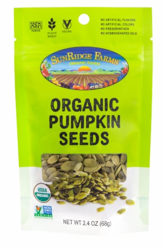 SunRidge Farms® Organic Pumpkin Seeds Perspective: front