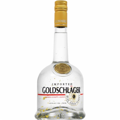 Goldschlager Cinnamon Schnapps Liqueur Perspective: front