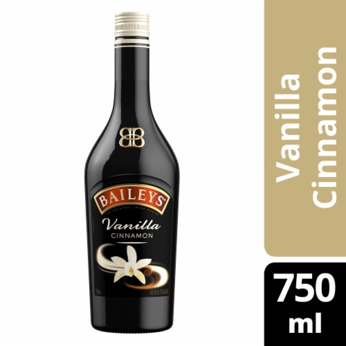 Baileys Vanilla Cinnamon Irish Cream Liqueur Perspective: front