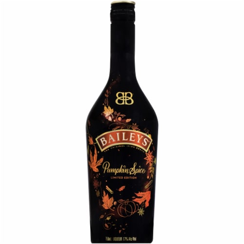 Baileys Pumpkin Spice Irish Cream Liqueur Perspective: front