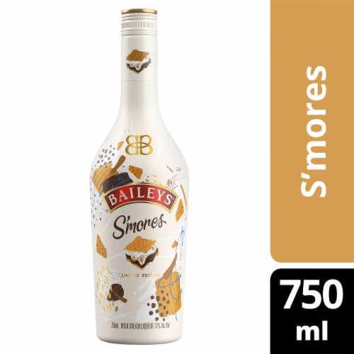 Baileys S'mores Irish Cream Liqueur Perspective: front