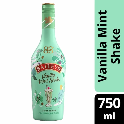 Baileys Liqueur Vanilla Mint Shake Perspective: front