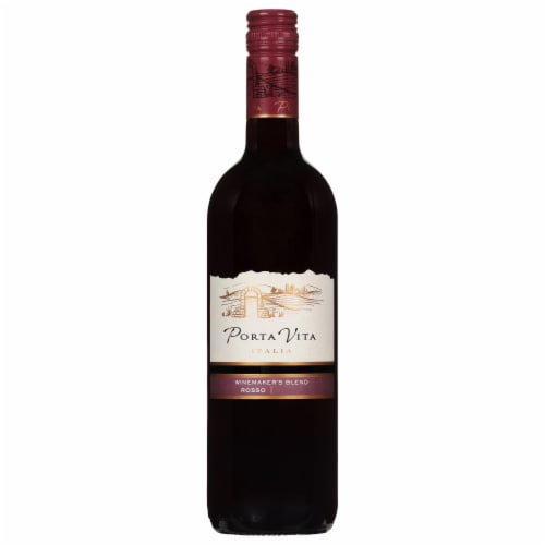 Porta Vita Rosso Italian Red Wine Perspective: front