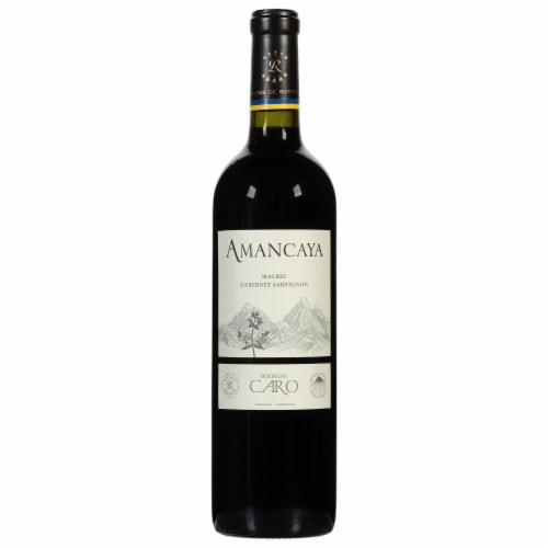 Bodegas Caro Amancaya Malbec Cabernet Sauvignon Perspective: front