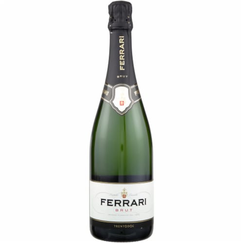 Ferrari Brut Chardonnay Italy Sparkling Wine Perspective: front