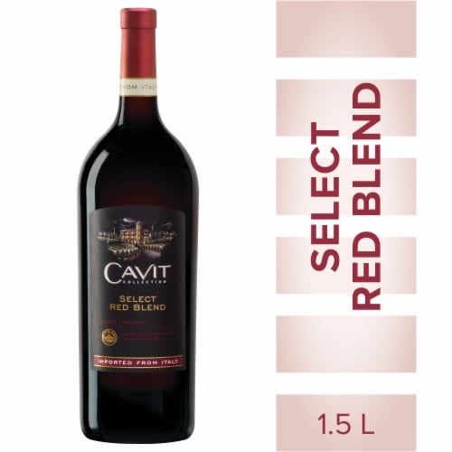 Cavit Select Red Blend New Label Red Wine Perspective: front