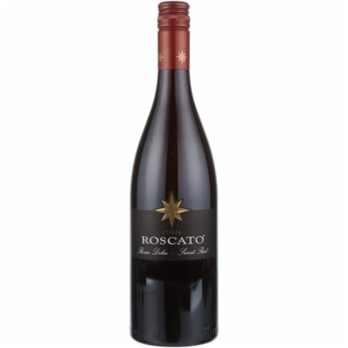 Roscato Rosso Dolce Red Blend Italian Wine Perspective: front