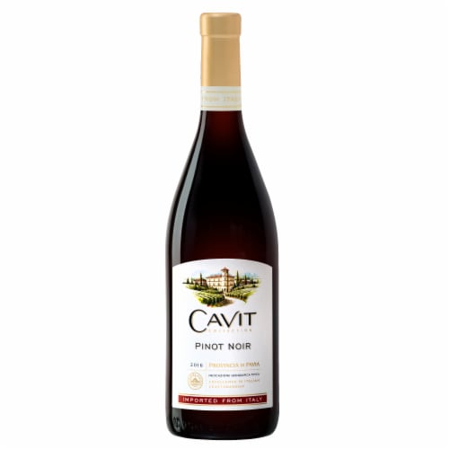 Cavit Pinot Noir Red Wine Perspective: front