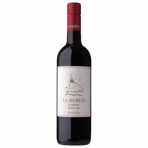 Planeta La Segreta "Il Rosso" Sicilia DOC Red Wine Perspective: front