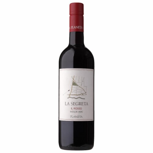 Planeta La Segreta "Il Rosso" Sicilia DOC Red Wine Perspective: front