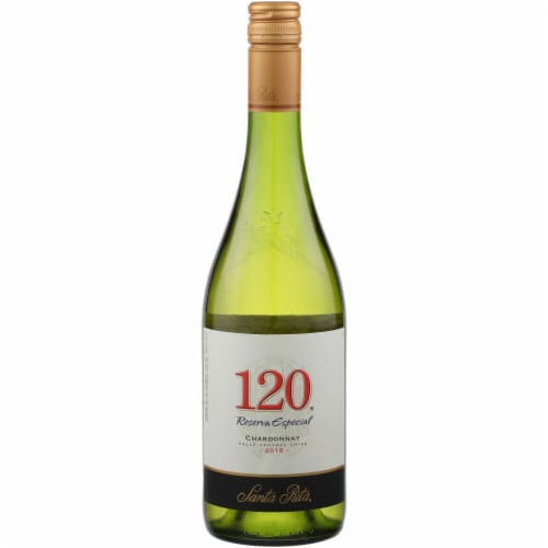 Santa Rita 120 Reserva Especial Chardonnay Chilean White Wine Perspective: front