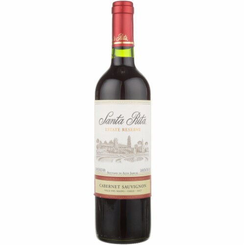 Santa Rita Reserva Cabernet Sauvignon Chile Red Wine Perspective: front