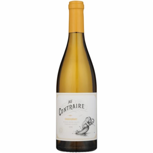 Au Contraire Chardonnay California White Wine Perspective: front