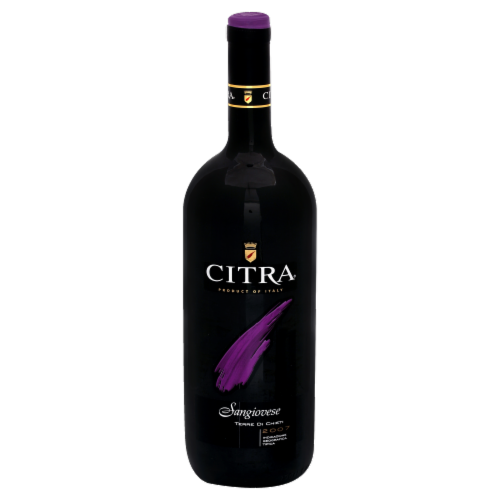 Citra Sangiovese Italian Red Wine Perspective: front