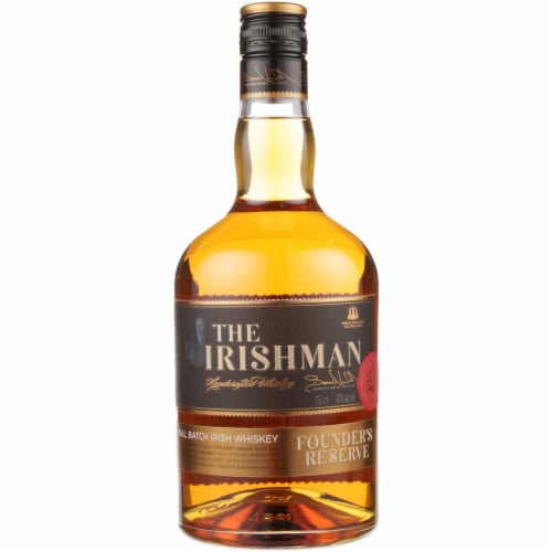 The Irishman Small Batch Founder's Reserve Blended Irish Whiskey Perspective: front