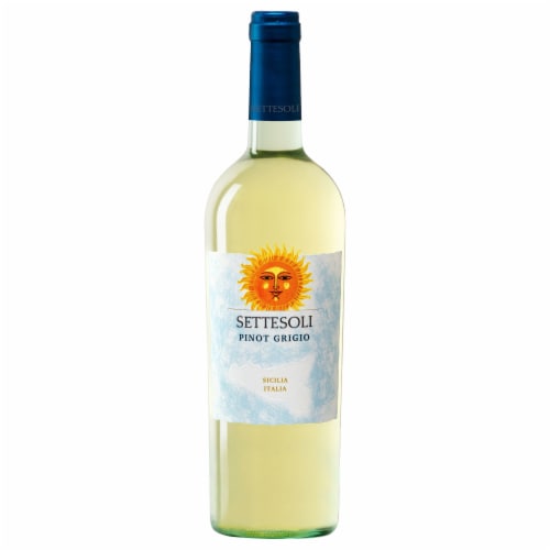 Settesoli Pinot Grigio White Wine Perspective: front
