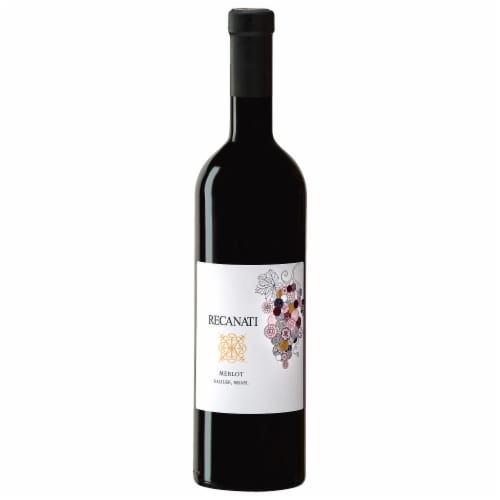 Recanati Galilee Merlot Red Wine Perspective: front