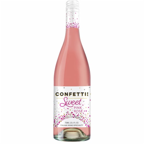 CONFETTI! Sweet Pink Rose Perspective: front