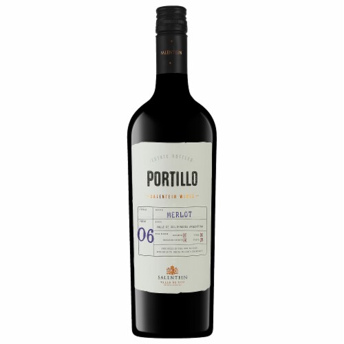 Portillo Merlot Red Wine Perspective: front