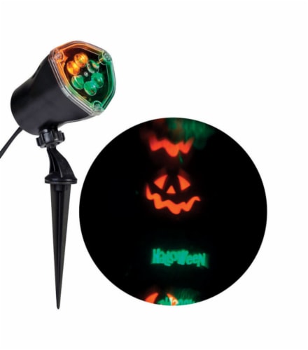 Gemmy Halloween Lightshow Lighted Whirl-A-Motion Projector 12 in. H x 13-7/16 in. W 1 pk - Perspective: front