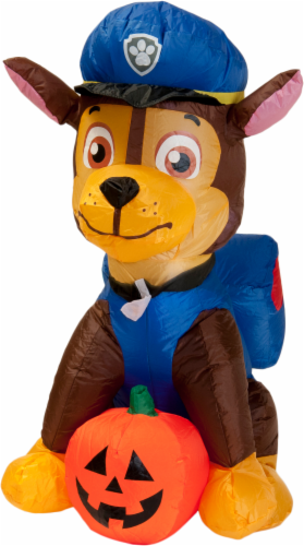 Gemmy Airblown Inflatable Paw Patrol Chase - Brown/Blue Perspective: front