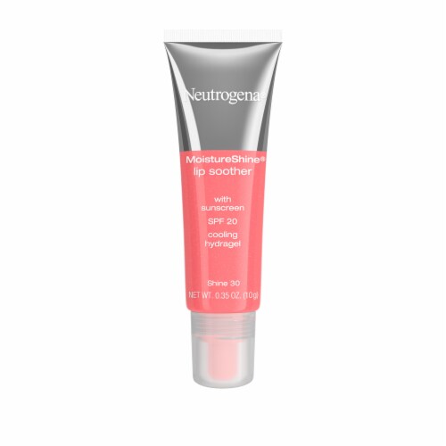 Neutrogena Moisture Shine Lip Soother Gloss with SPF 20 High Gloss Tinted Lip Moisturizer Shine 30 Perspective: front