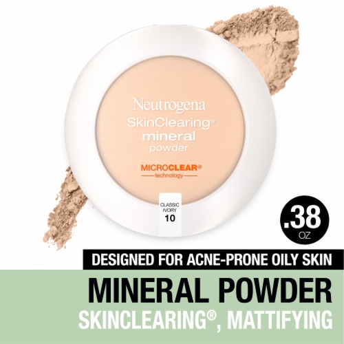 Neutrogena Skinclearing Pressed Acne Powder, Classic Ivory 10 Perspective: front