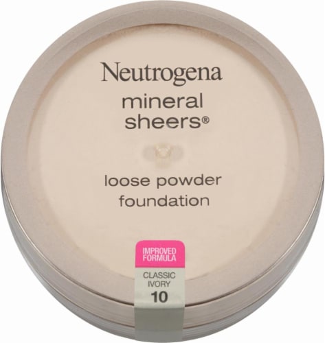 Neutrogena Mineral Sheers Loose Powder Foundation Classic Ivory 10 Perspective: front
