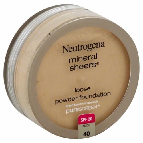 Neutrogena Mineral Sheers Loose Powder Foundation Nude 40 Perspective: front