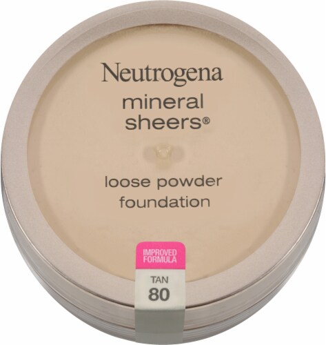 Neutrogena Mineral Sheers Loose Powder Foundation - Tan 80 Perspective: front