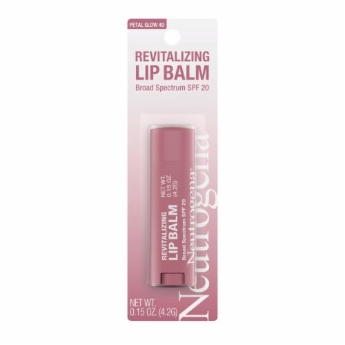 Neutrogena Revitalizing and Moisturizing Tinted Lip Balm with Broad Spectrum SPF 20 Petal Glow 40 Perspective: front