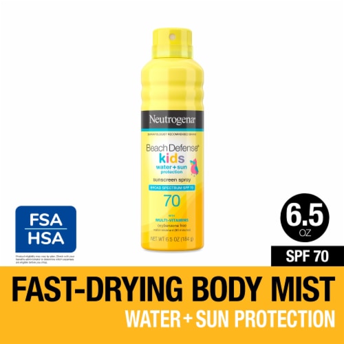 Neutrogena® Beach Defense® Kid's Sunscreen SpraySPF 70 Perspective: front